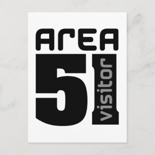 Gebiet 51 Alien Besucher Postkarte