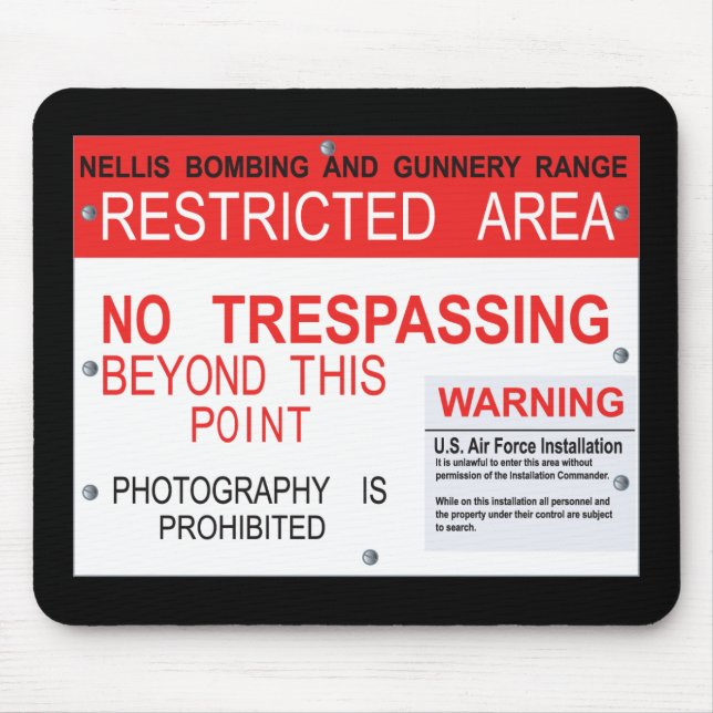 Gebiet 51 Dreamland Mousepad (Vorne)