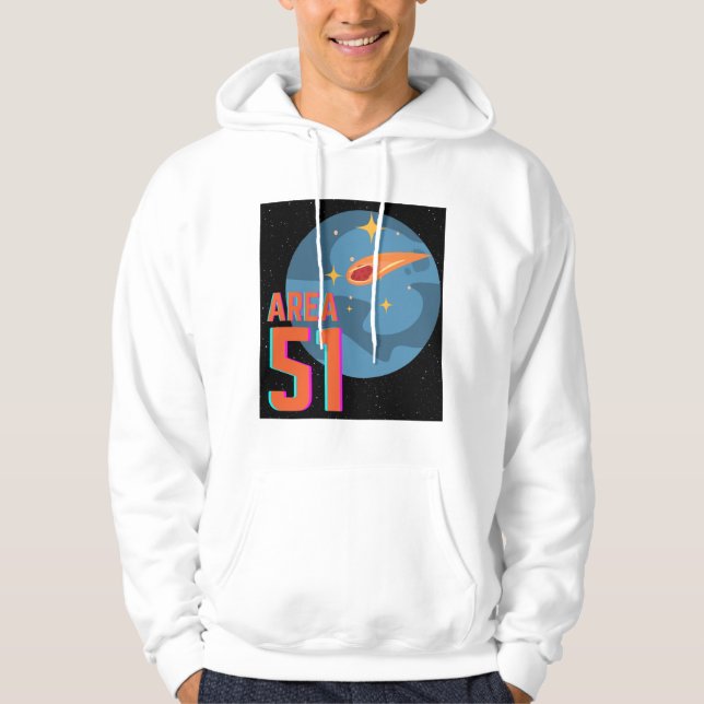 Gebiet 51 hoodie (Vorderseite)