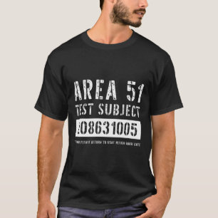 Gebiet 51 Prüfgegenstand 1005 Alien Entführung Hal T-Shirt