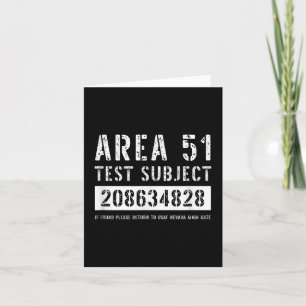 Gebiet 51 Prüfgegenstand 4828 Alien Entführung Hal Karte