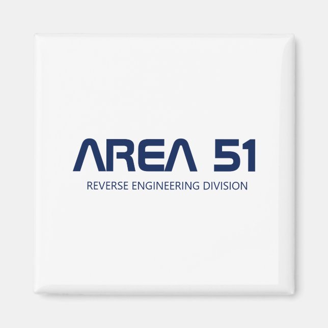 Gebiet 51 Reverse Engineering Außerirdische UFO Pa Magnet (Vorne)