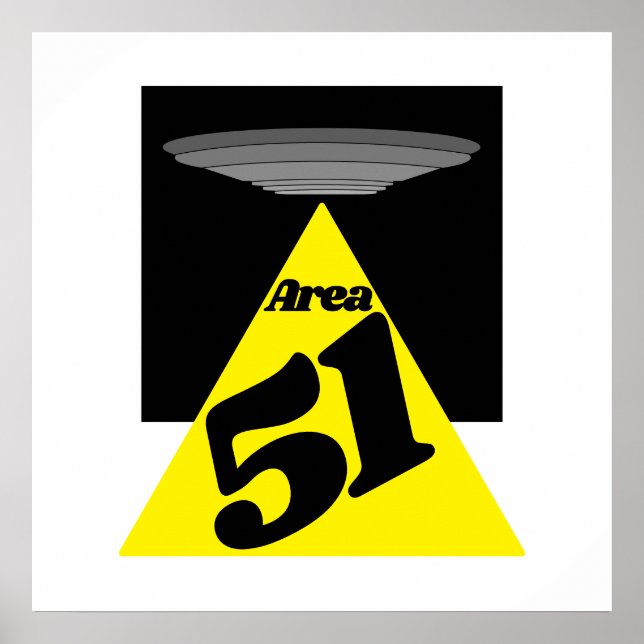 Gebiet 51, UFO Poster (Vorne)