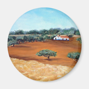 Gebiet Alentejo in Portugal Magnet