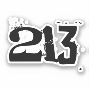 Gebiet Code 213 (Los Angeles) Aufkleber