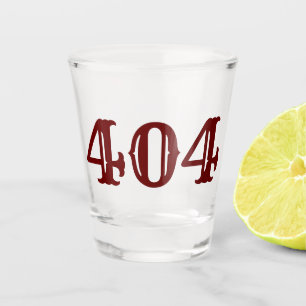 Gebiet-Code 404 (Atlanta, GA) Schnapsglas