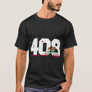 Gebiet Code 408 San Jose California T-Shirt