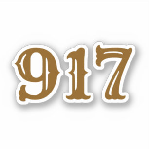 Gebiet Code 917 (New York City) Aufkleber