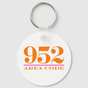 Gebiet Code 952 Schlüsselanhänger