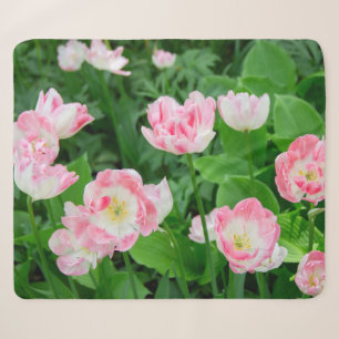 Gebiet der rosa Tulpen Sherpadecke