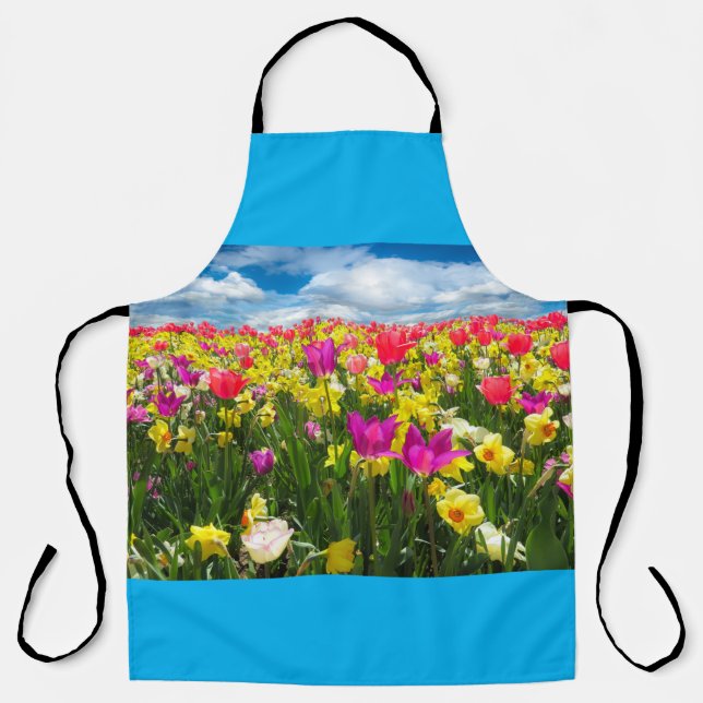 Gebiet der Tulipen-Blume Schürze (Vorderseite)