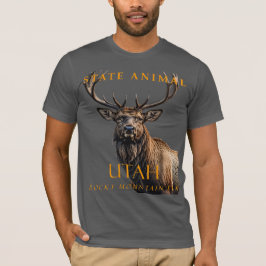 Gebiet Utah - Atemberaubender GebirgsElch T-Shirt