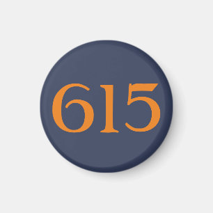 Gebietscode 615 (Nashville) Magnet