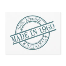 Gebildet 1960 Briefmarke-Logo für die Runde Gummi 