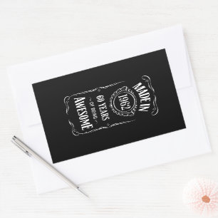 Gebildet 1962 60 Jahre phantastisch 2022 Tag Rechteckiger Aufkleber