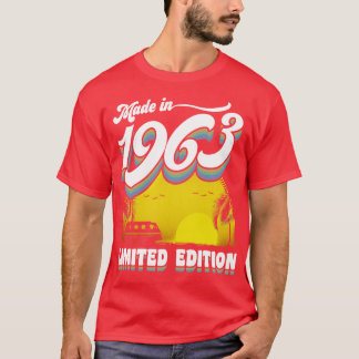 Gebildet 1963 60. Geburtstagsgeschenk 60 Jahre alt T-Shirt