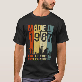 Gebildet 1967 56 Jahre Phantastisch T-Shirt