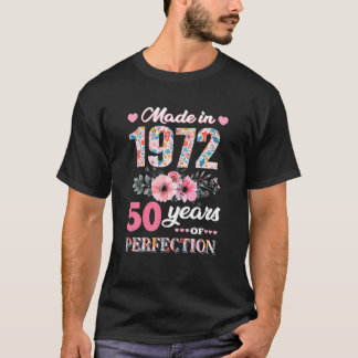 Gebildet 1972 50 Jahre Phantastisch 50. Geburtstag T-Shirt
