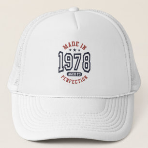 Gebildet 1978 mit vollkommenem Geburtstagsgeschenk Truckerkappe