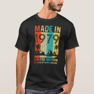 Gebildet 1979 43 Jahre Phantastisch T-Shirt