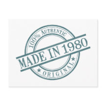 Gebildet 1980 Briefmarke-Logo für die Runde Gummi 