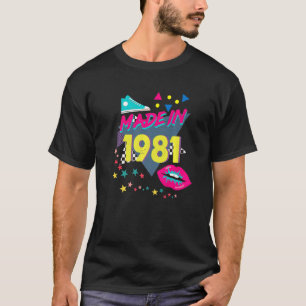 Gebildet 1981 41. Geburtstag 80er 90er 1990er 1980 T-Shirt