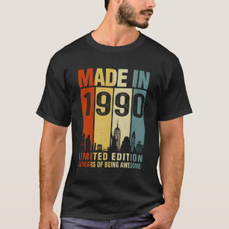 Gebildet 1990 33 Jahre Phantastisch T-Shirt
