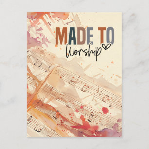 Gebildet Christliches Zitat Psalm 95:1 Bibel Postkarte