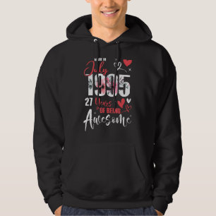 Gebildet im Juli 1995 27 Jahre Phantastisch 27 Jah Hoodie