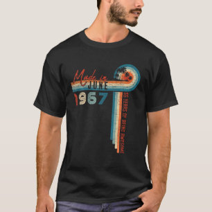 Gebildet im Juni 1967 55 Geburtstagsgeschenk 55 Ja T-Shirt