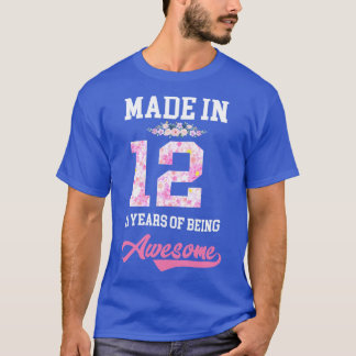 Gebildet in 12 Jahren Phantastisch 11. Geburtstag T-Shirt