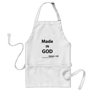 Gebildete Bibel-Zitat Schürze