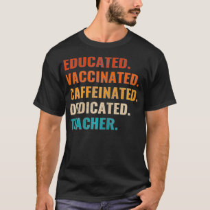 Gebildete geimpfte, koffeinierte Frauen, speziell  T-Shirt