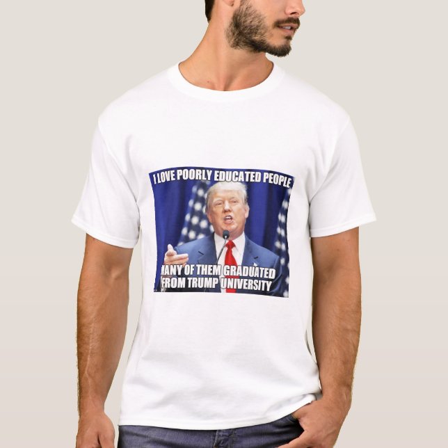 Gebildete Leute der Trumpf-Lieben schlecht… T-Shirt (Vorderseite)