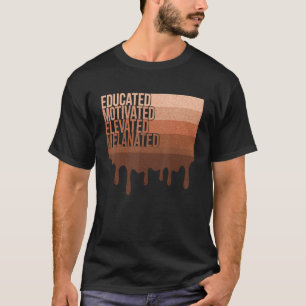 Gebildete motivierte, aufgewachsene Melanatiker Bl T-Shirt
