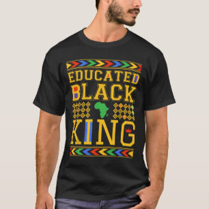 Gebildete Schwarze Königliche Afrikanische Dashiki T-Shirt