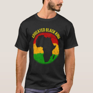 Gebildete Schwarze Königsgeschichte Monat Afrika P T-Shirt
