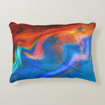 Gebildetes Sonnenuntergang Akzent Pillow