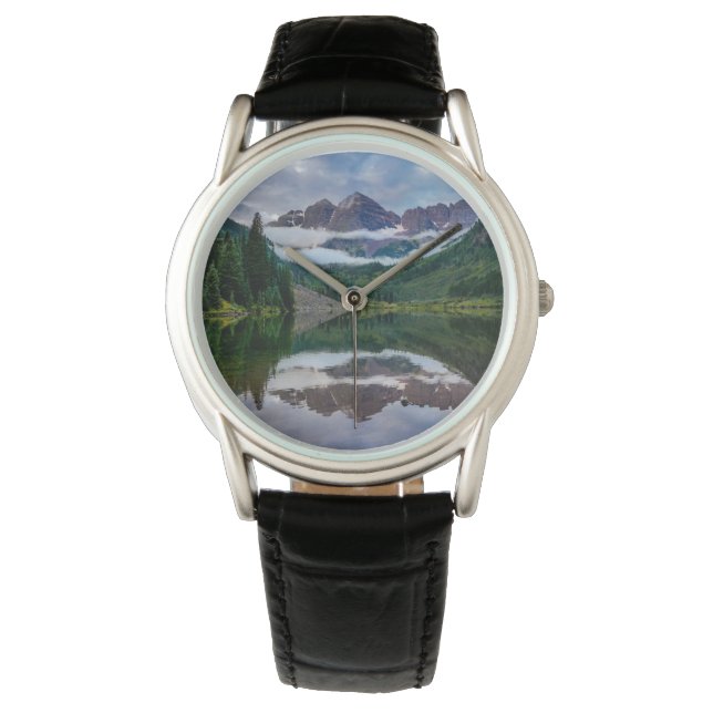 Gebirge | Aspen Colorado Armbanduhr (Vorderseite)