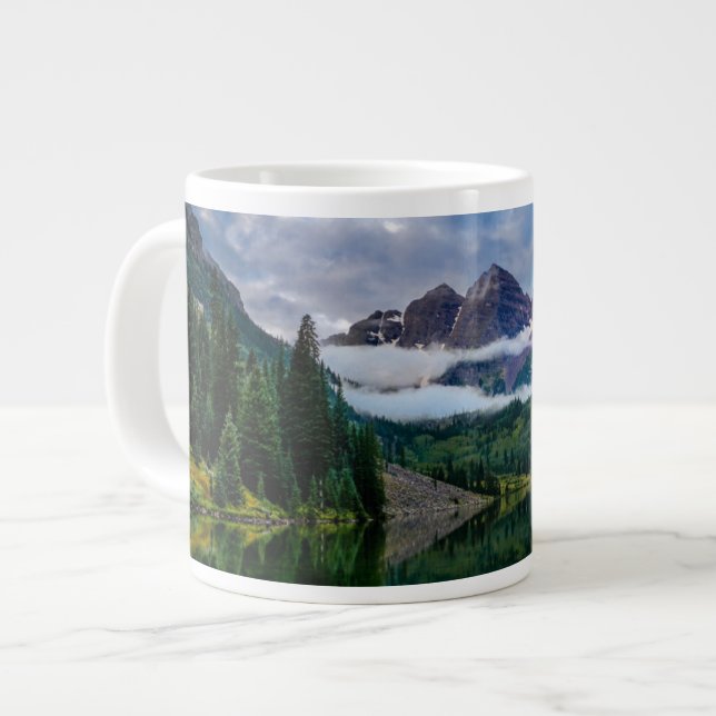 Gebirge | Aspen Colorado Jumbo-Tasse (Vorderseite Links)