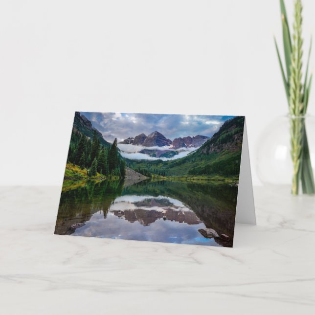 Gebirge | Aspen Colorado Karte (Vorderseite)