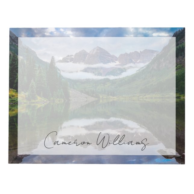 Gebirge | Aspen Colorado Notizblock (Vorderseite)