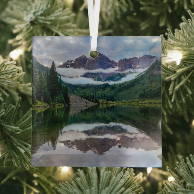 Gebirge | Aspen Colorado Ornament Aus Glas (Insitu)