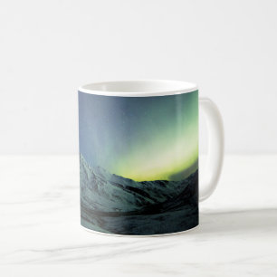 Gebirge Aurora Borealis & Milky Way Alaska Kaffeetasse