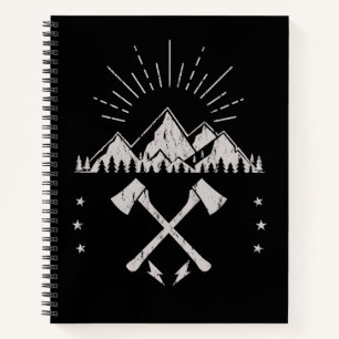 Gebirge Axes Sonnenaufgang Notizbuch