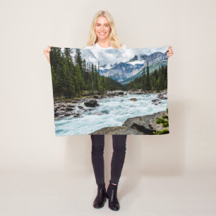 Gebirge Banff National Park Alberta, Kanada Fleecedecke
