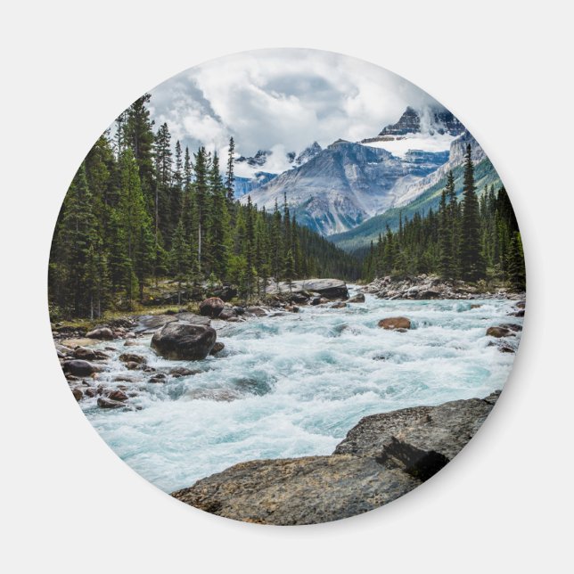 Gebirge | Banff National Park Alberta, Kanada Magnet (Vorne)