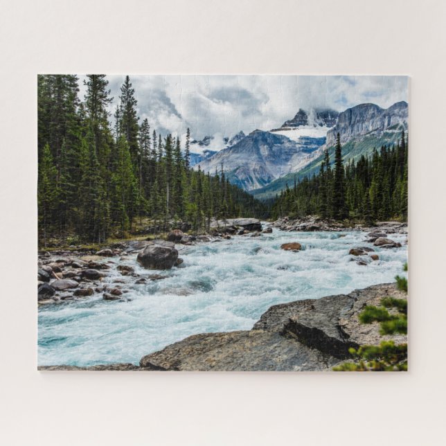Gebirge | Banff National Park Alberta, Kanada Puzzle (Horizontal)