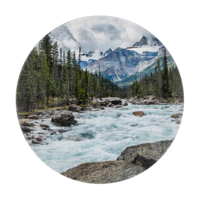 Gebirge | Banff National Park Alberta, Kanada Schneidebrett (Vorderseite)