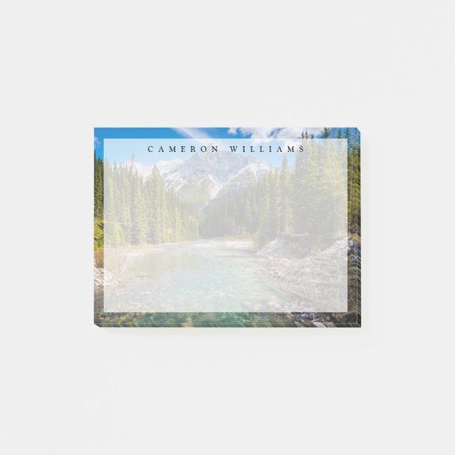 Gebirge | Banff National Park, Kanadische Rockies Post-it Klebezettel (Vorderseite)